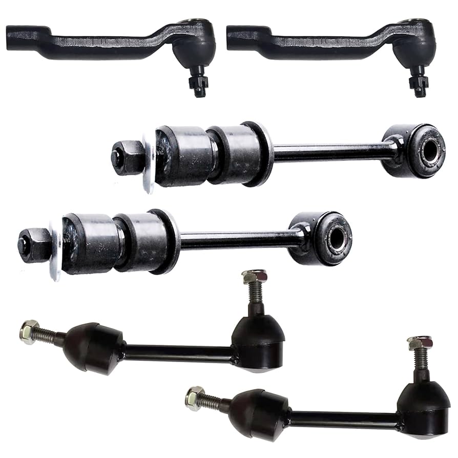 Amazon.com: Front Rear Sway Bar Link + Front Outer Tie Rod